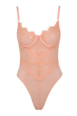 Peach Lace Bodysuit -Traumhafte Kleider 1529471101 nadia salmon 01