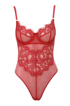 Red Lace Bodysuit -Traumhafte Kleider 1539147926 nadia red 01