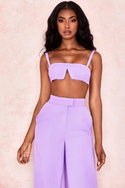 Violet Crepe V Wire Bralet -Traumhafte Kleider 1561034835 16