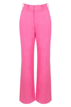 Pink Linen Blend Trousers 33 Pink Linen Blend Trousers -Traumhafte Kleider 1594632559 sb5930 01q