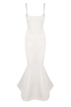 Ivory Satin Mermaid Bridal Gown - Limited Edition -Traumhafte Kleider 1594967173 sb5892 01