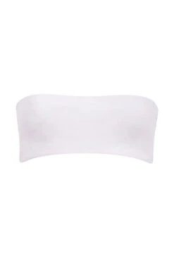 White Linen Mix Bandeau Top -Traumhafte Kleider 1596093491 sb6217 01