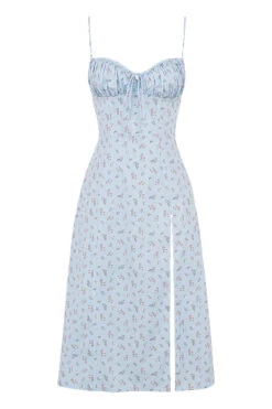 Blue Floral Bustier Midi Dress 21 Blue Floral Bustier Midi Dress -Traumhafte Kleider 1618986444 sb6530e 01