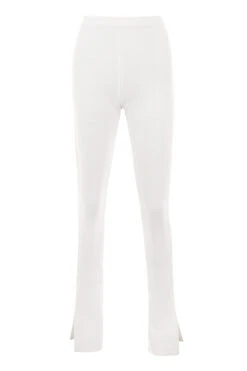 White High Waisted Bandage Trousers -Traumhafte Kleider 1620206006 gloriette white 01
