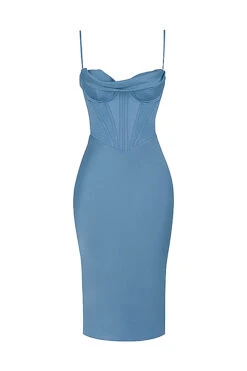 Aegean Blue Corset Midi Dress -Traumhafte Kleider 1624496573 sb6657d 01 copy
