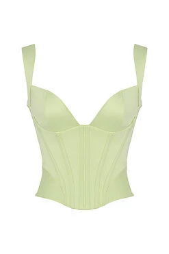Lime Satin Corset -Traumhafte Kleider 1628645622 sb7465 01