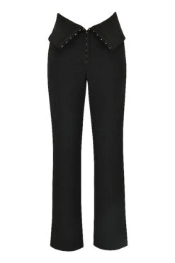 Black Fold Front Trousers 31 Black Fold Front Trousers -Traumhafte Kleider 1634720727 sb7880 01
