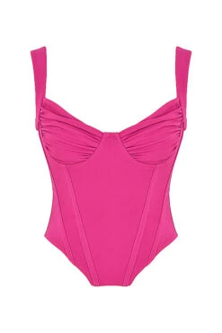 Fuchsia Boned Corset Top -Traumhafte Kleider 1634721520 sb7879 01