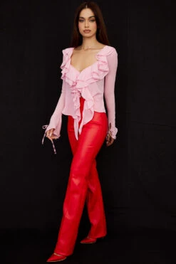 Scarlet Vegan Leather Trousers -Traumhafte Kleider 1643340672 elenaora 4