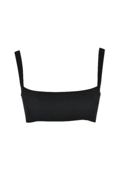 Black Pleated Bandeau Top -Traumhafte Kleider 1649064105 sb8298 01