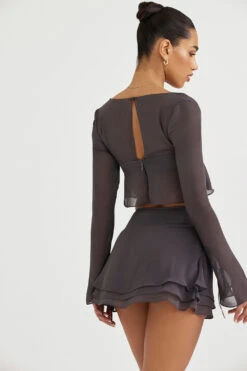 Shadow Long Sleeve Floaty Top -Traumhafte Kleider 1649754692 athenaclarice 10