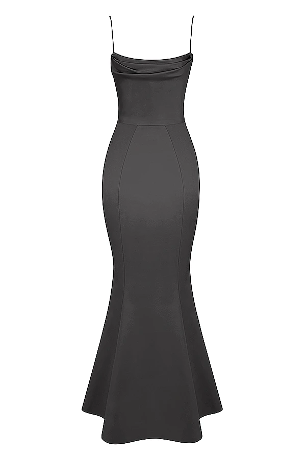 Shadow Satin Fishtail Gown 12 Shadow Satin Fishtail Gown – Bild 10