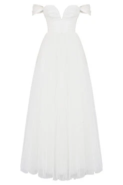 White Tulle Bridal Gown -Traumhafte Kleider 1653988690 sb7302 01