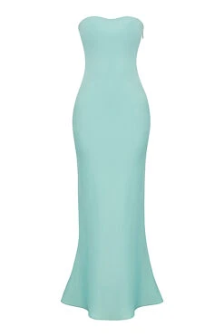 Jade Satin Strapless Maxi Dress -Traumhafte Kleider 1657873338 sb8536 01