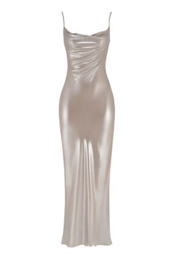 Champagne Shimmer Low Back Maxi Dress -Traumhafte Kleider 1663836966 sb8645 01
