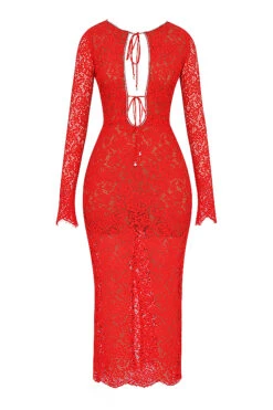 Red Lace Maxi Dress -Traumhafte Kleider 1668640984 sb8781 01