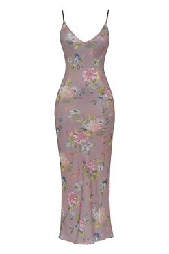 Mauve Floral Maxi Dress -Traumhafte Kleider 1669351753 sb8687 01