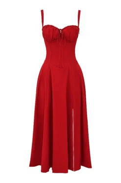Red Rose Bustier Sundress -Traumhafte Kleider 1674183686 sb8414d 01