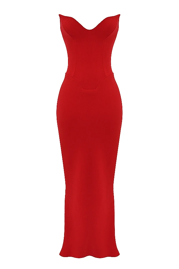 Cherry Strapless Corset Dress 18 Cherry Strapless Corset Dress – Bild 16