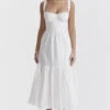 White Broderie Anglaise Midi Sundress -Traumhafte Kleider 1681962284 elia 1