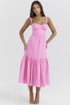French Pink Midi Sundress -Traumhafte Kleider 1685669968 elia d9