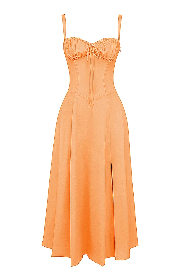 Tangerine Bustier Sundress 17 Tangerine Bustier Sundress – Bild 15