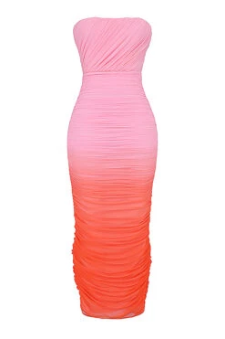 Ombre Gathered Maxi Dress -Traumhafte Kleider 1688547543 sb9179 01