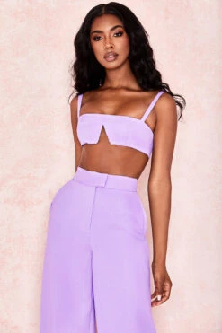 Violet Crepe V Wire Bralet -Traumhafte Kleider 7112