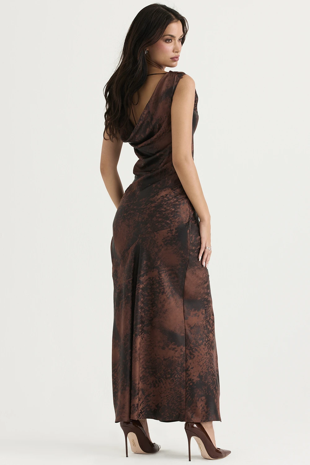Antique Copper Bias Cut Maxi Dress 7 Antique Copper Bias Cut Maxi Dress – Bild 5