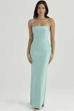 Jade Satin Strapless Maxi Dress -Traumhafte Kleider alette 1