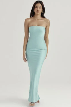 Jade Satin Strapless Maxi Dress -Traumhafte Kleider alette 2