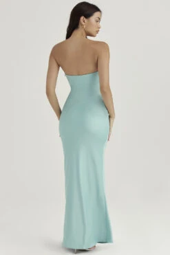 Jade Satin Strapless Maxi Dress -Traumhafte Kleider alette 8