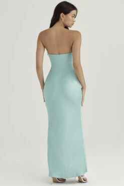 Jade Satin Strapless Maxi Dress -Traumhafte Kleider alette 9