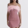 Warm Pink Mini Dress 1 Warm Pink Mini Dress -Traumhafte Kleider alexa 2a