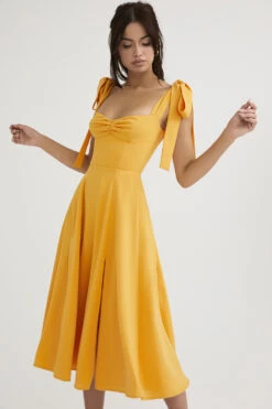 Tangerine Midi Sundress -Traumhafte Kleider alicia 4