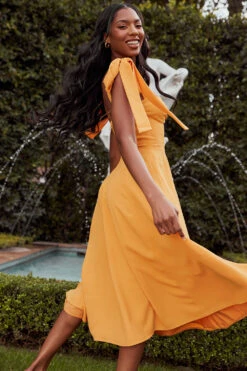 Tangerine Midi Sundress -Traumhafte Kleider alicia t22