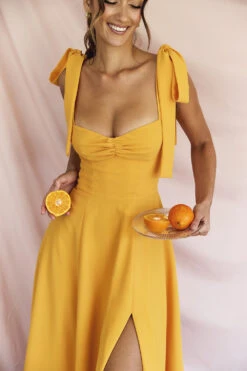 Tangerine Midi Sundress -Traumhafte Kleider alicia t24