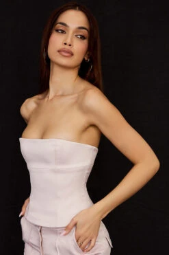 Crystal Satin Strapless Corset 19 Crystal Satin Strapless Corset -Traumhafte Kleider angelica 5b