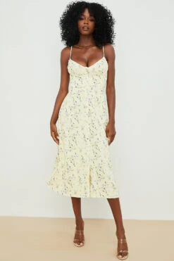 Lemon Floral Midi Sun Dress 17 Lemon Floral Midi Sun Dress -Traumhafte Kleider annabella 2