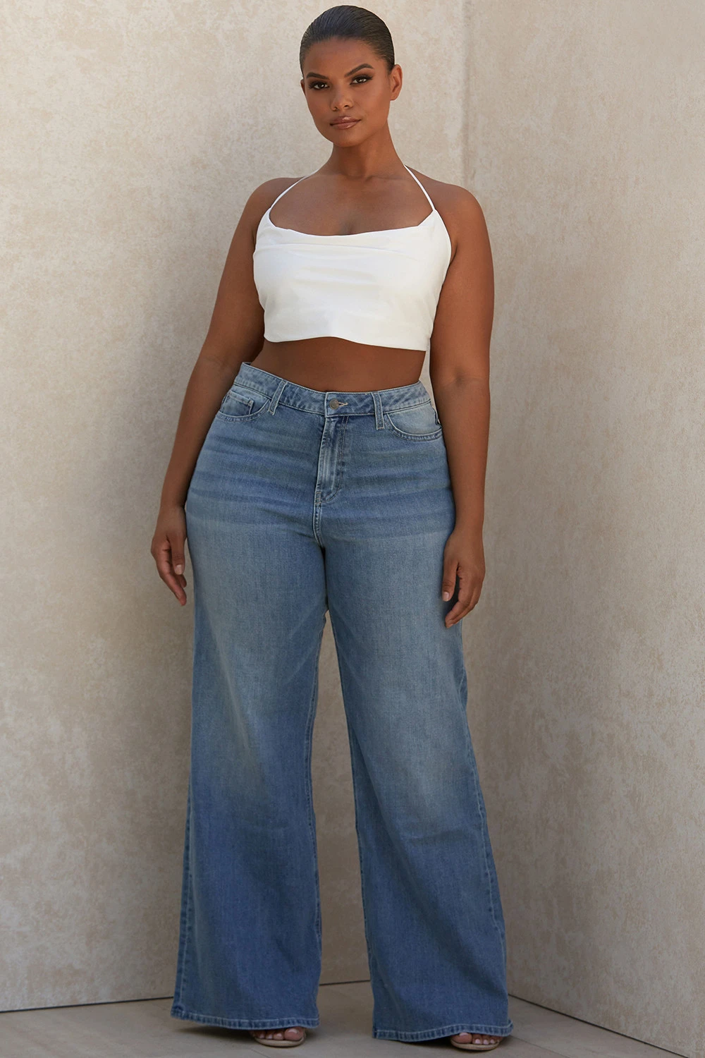High Waist Wide Leg Jeans 10 High Waist Wide Leg Jeans – Bild 8