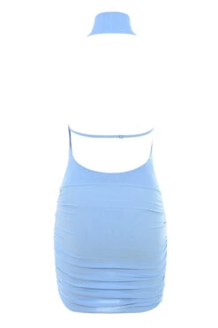Soft Blue Knit Halter Dress -Traumhafte Kleider anura dutch canal 02