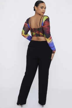 Black Fold Front Trousers 26 Black Fold Front Trousers -Traumhafte Kleider ava 8