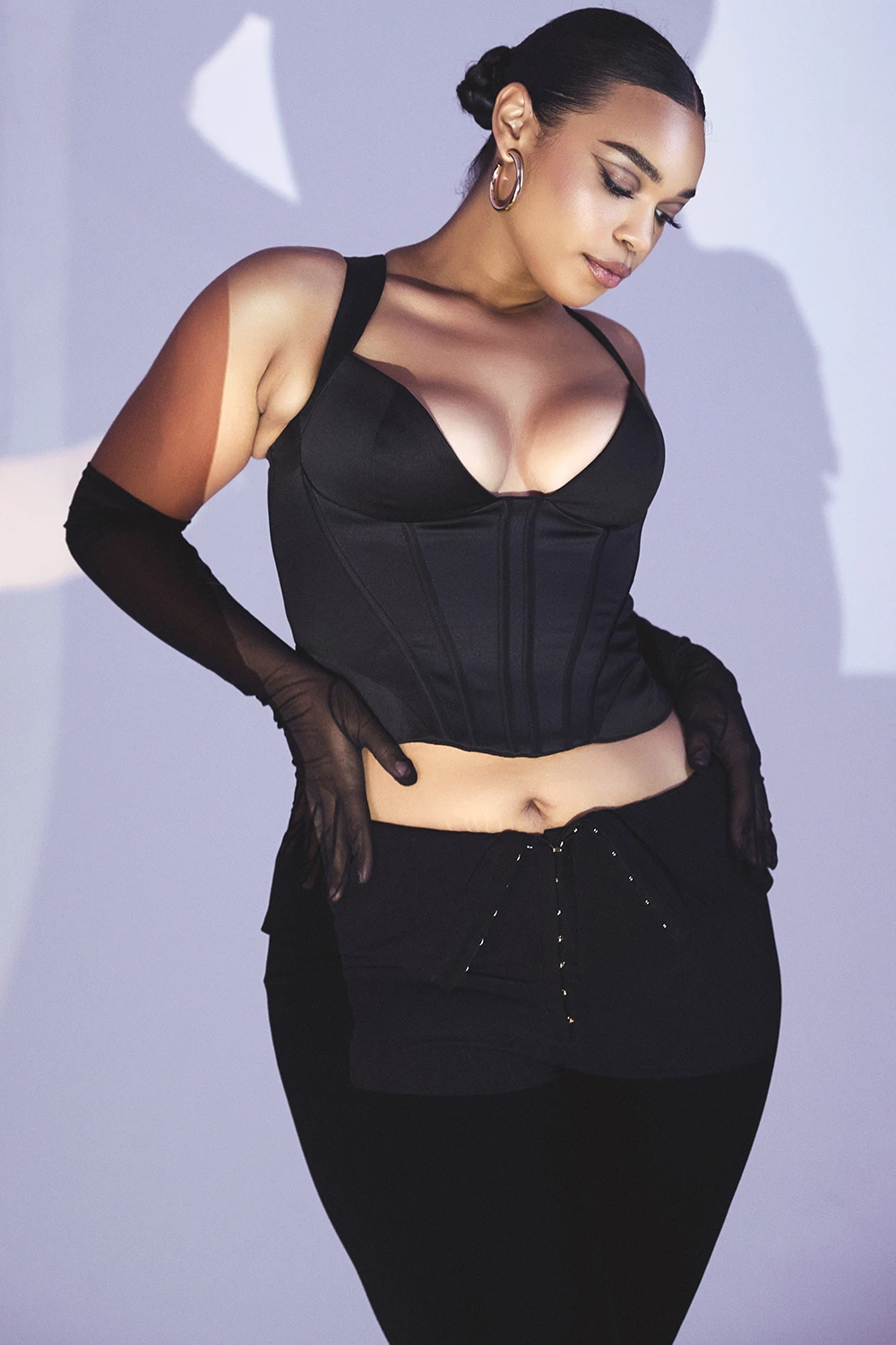 Black Fold Front Trousers 15 Black Fold Front Trousers – Bild 13