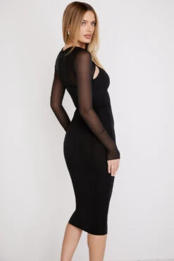 Black Corset Midi Dress -Traumhafte Kleider beatrice 4