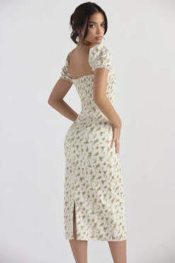 Garden Print Shirred Sundress -Traumhafte Kleider bellucci gre 6