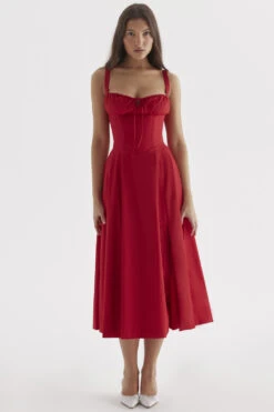 Red Rose Bustier Sundress -Traumhafte Kleider carmen 1 3