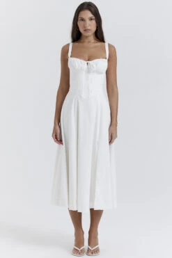 White Bustier Sundress -Traumhafte Kleider carmen 1 4