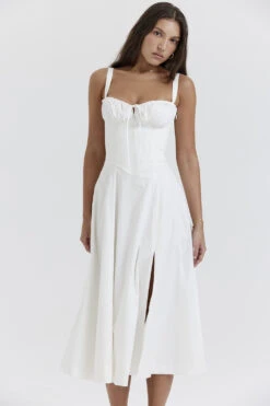 White Bustier Sundress -Traumhafte Kleider carmen 3 2
