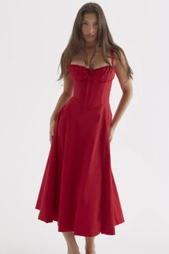 Red Rose Bustier Sundress -Traumhafte Kleider carmen 6 3