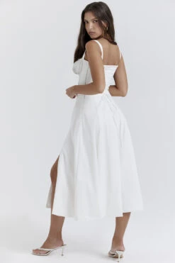 White Bustier Sundress -Traumhafte Kleider carmen 7 4